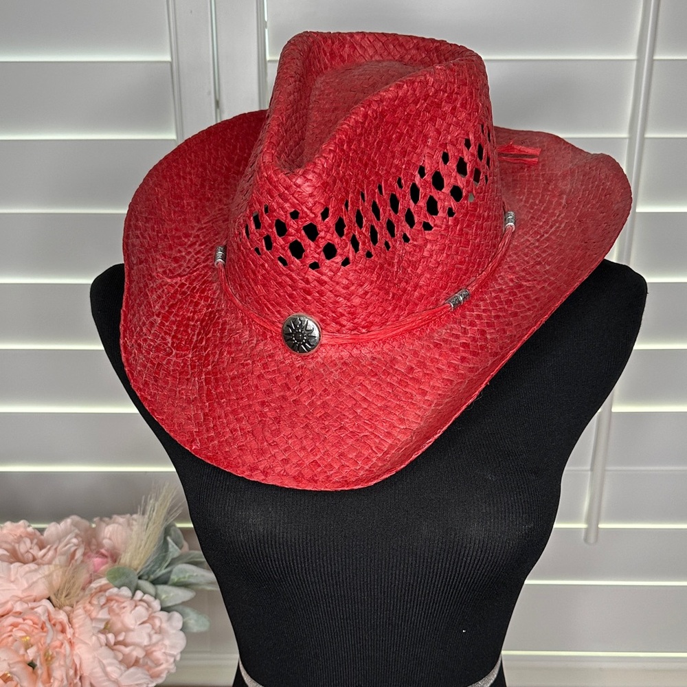 Milani Red Women's Western Hat
